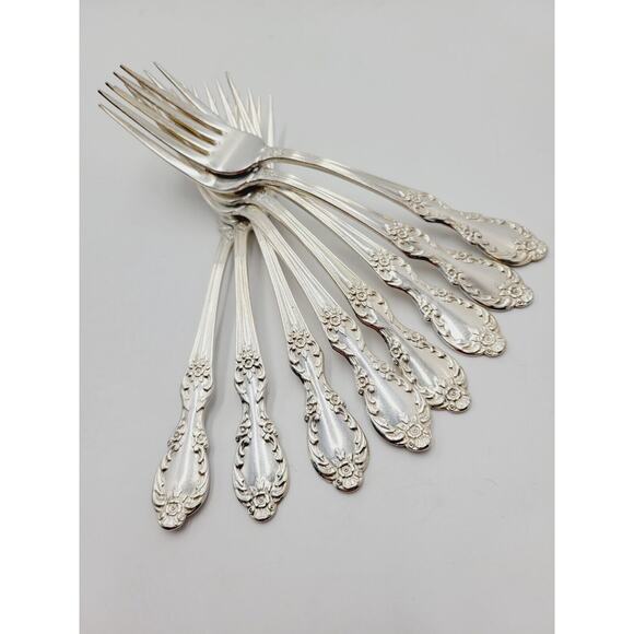 Grand Elegance Wm Roger Mfg Co Extra Plate 7 Place Settings 60 pcs Silverplate - Picture 6 of 16